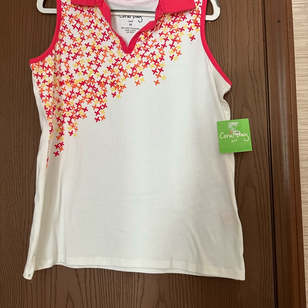 Coral Bay Golf shirt size medium